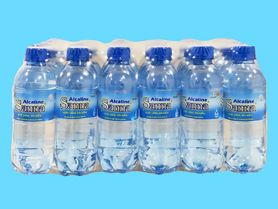 Nước Ion Kiềm - Sanna Alcaline – Block 24 chai 330ml