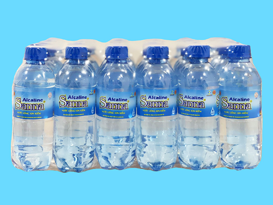 Nước Ion Kiềm - Sanna Alcaline – Block 24 chai 330ml